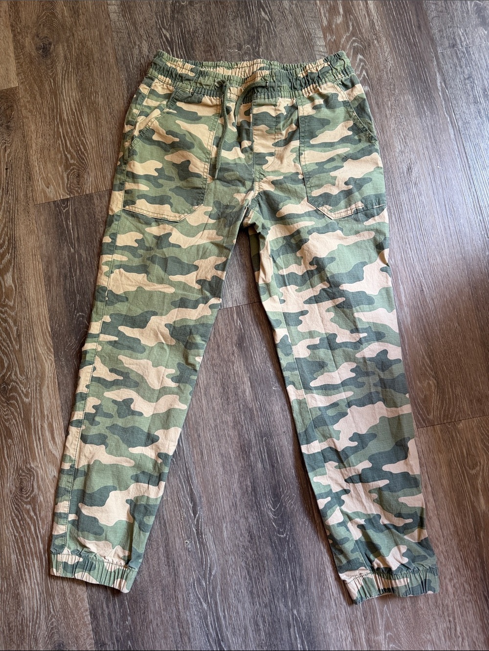 Camo Pants in Green and Tan